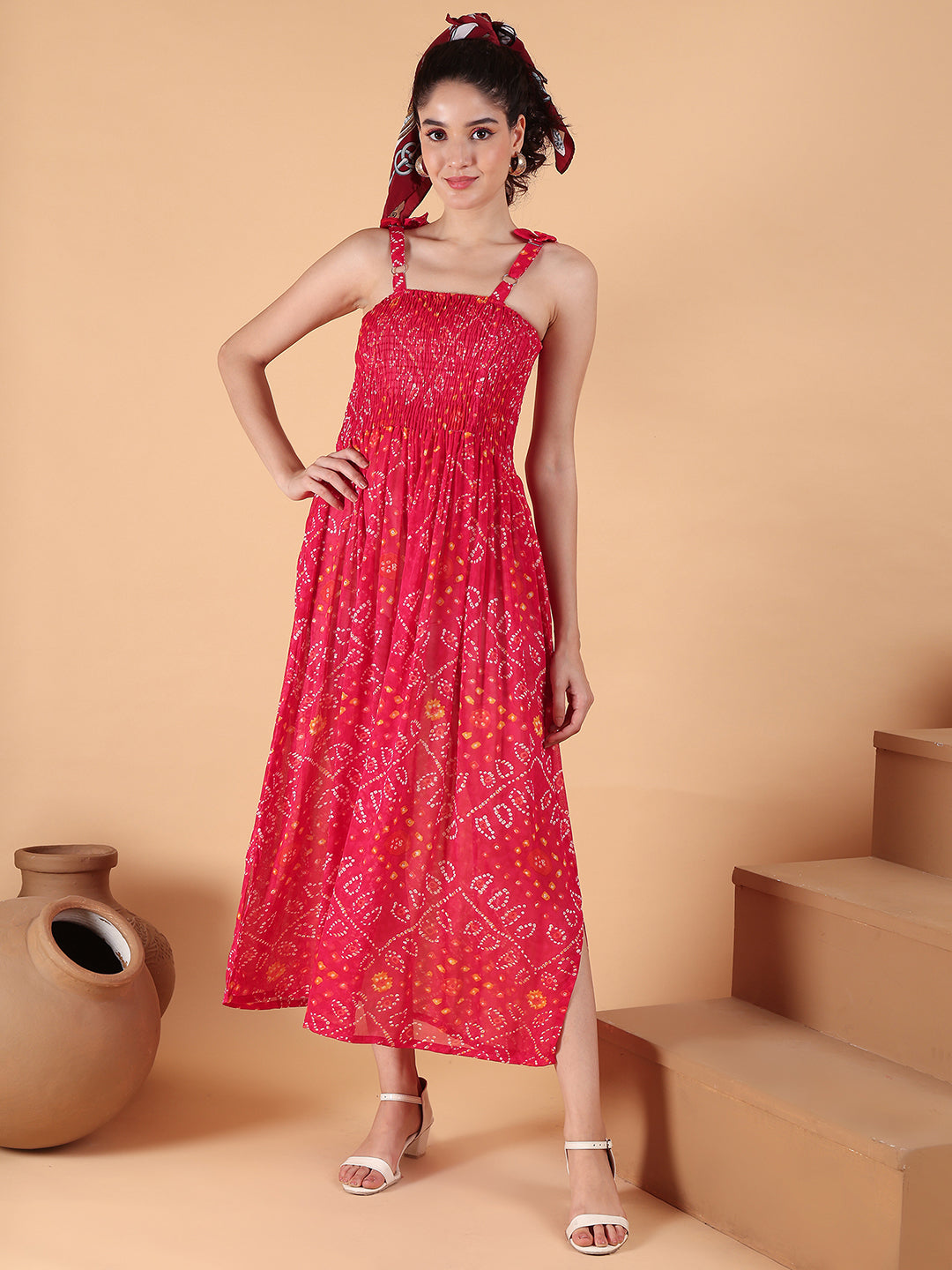 Aawari Bhandhej Printed Dress - Western Wear