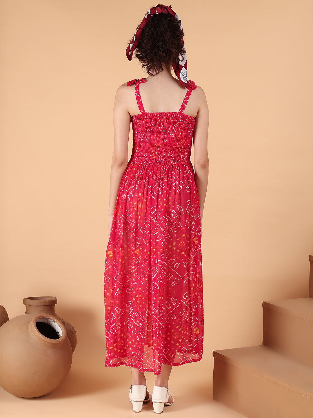 Aawari Bhandhej Printed Dress - Western Wear