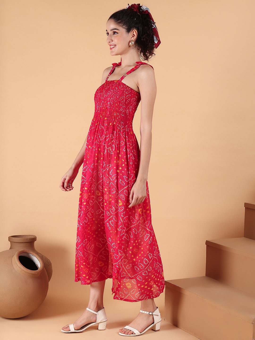 Aawari Bhandhej Printed Dress - Western Wear