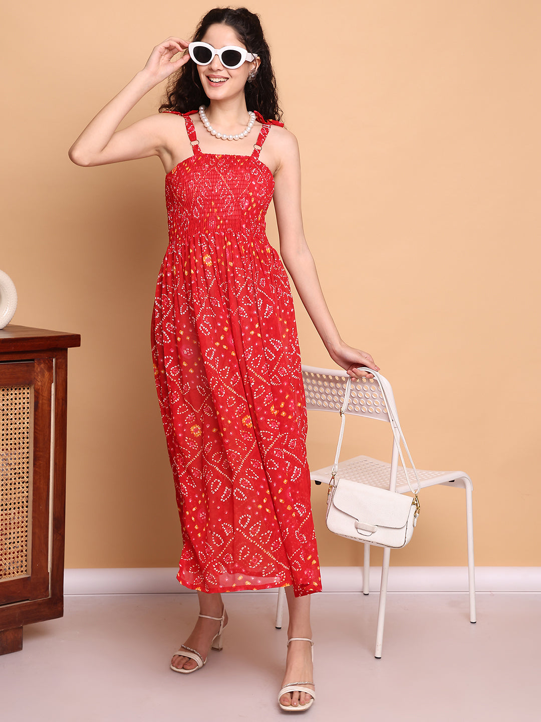 Aawari Bhandhej Printed Dress - Western Wear