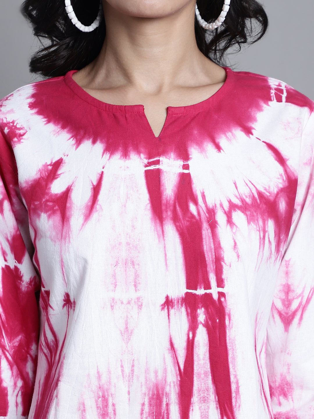 Aawari Women Cotton Tie & Dye Tops & Tunics / Western Wear