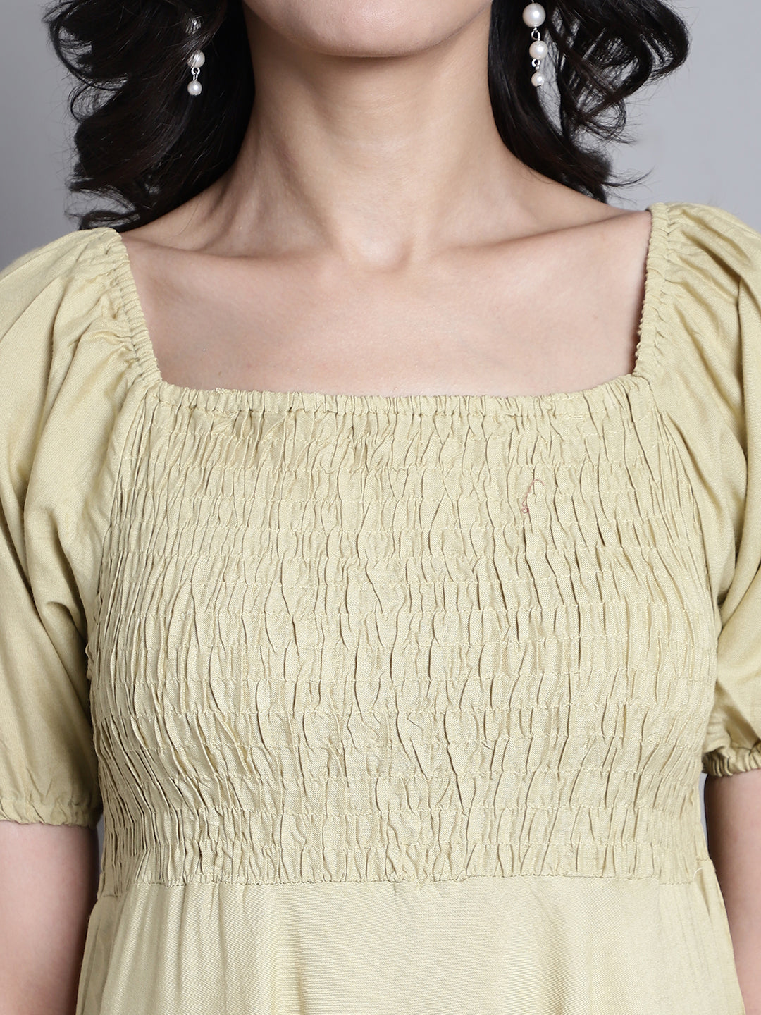 Aawari Women Rayon Solid Elegant Dresses / Maxi Dresses / Western Wear