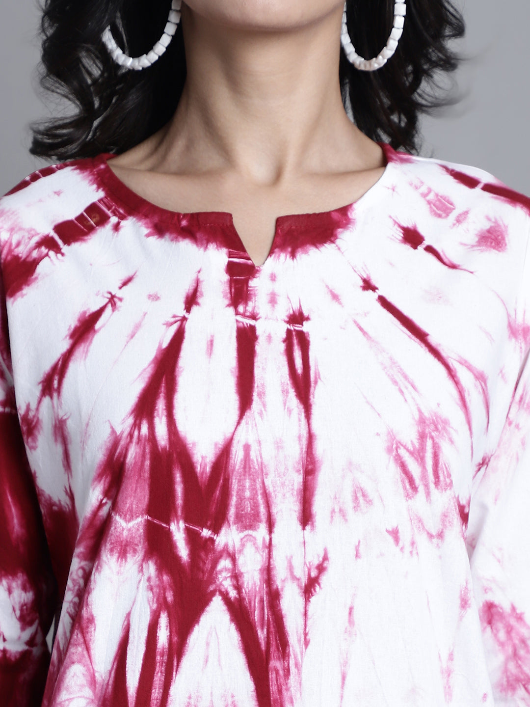 Aawari Women Cotton Tie & Dye Tops & Tunics / Western Wear