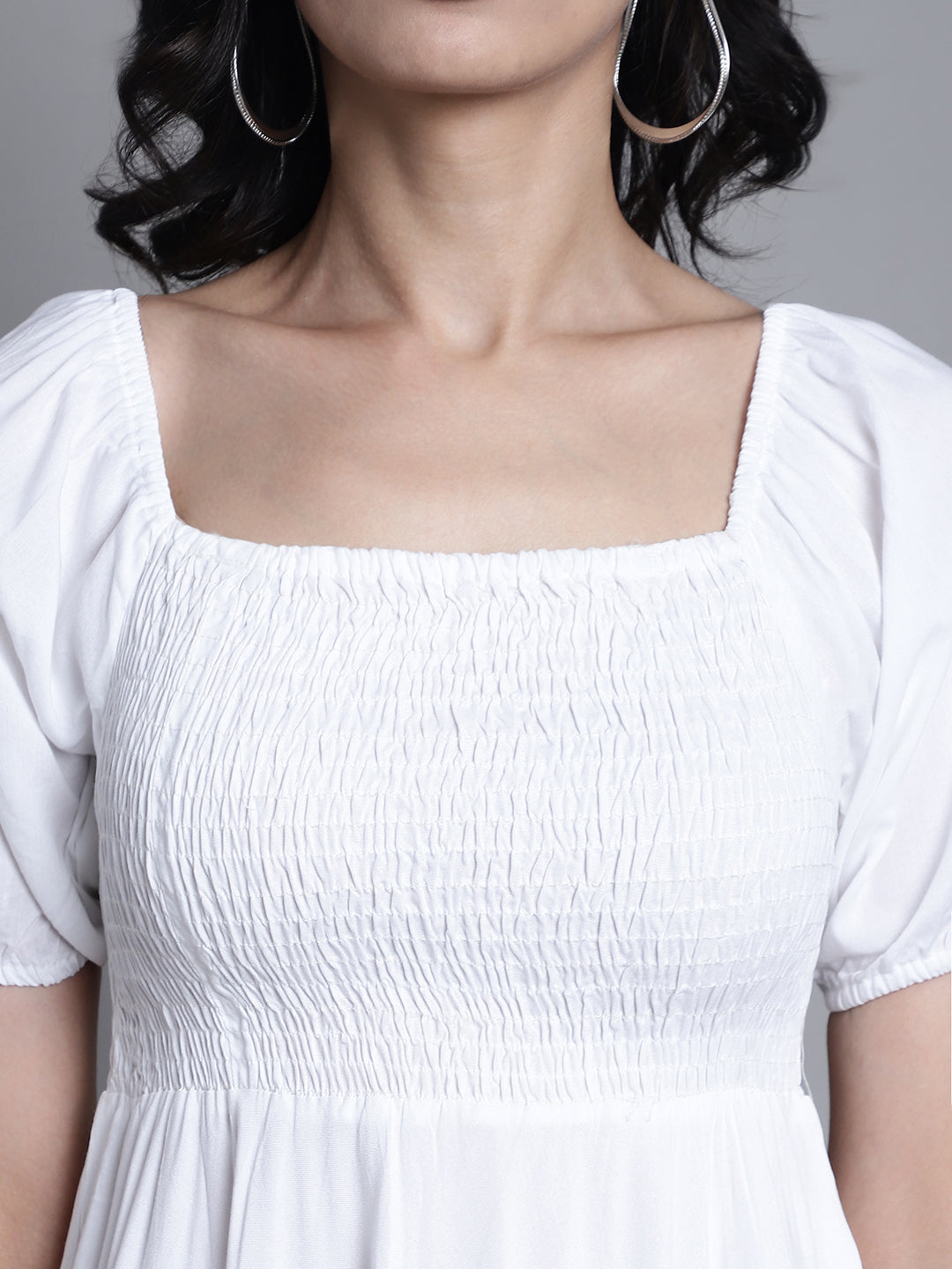 Aawari Women Rayon Solid Elegant Dresses / Maxi Dresses / Western Wear