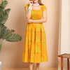 Aawari Sunshine Tiered Cotton Dresses / Maxi Dresses / Western Wear