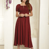 Women Bobbin Dresses With Flared Cut / Western Wear