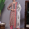 Aawari Rust Pink Chanderi Printed Kurta Set with Dupatta - Suit Sets