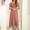 Women Bobbin Dresses With Flared Cut / Western Wear