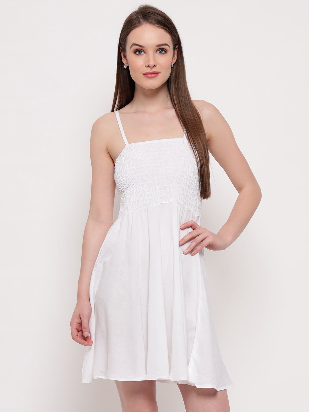 Aawari Short White Dress