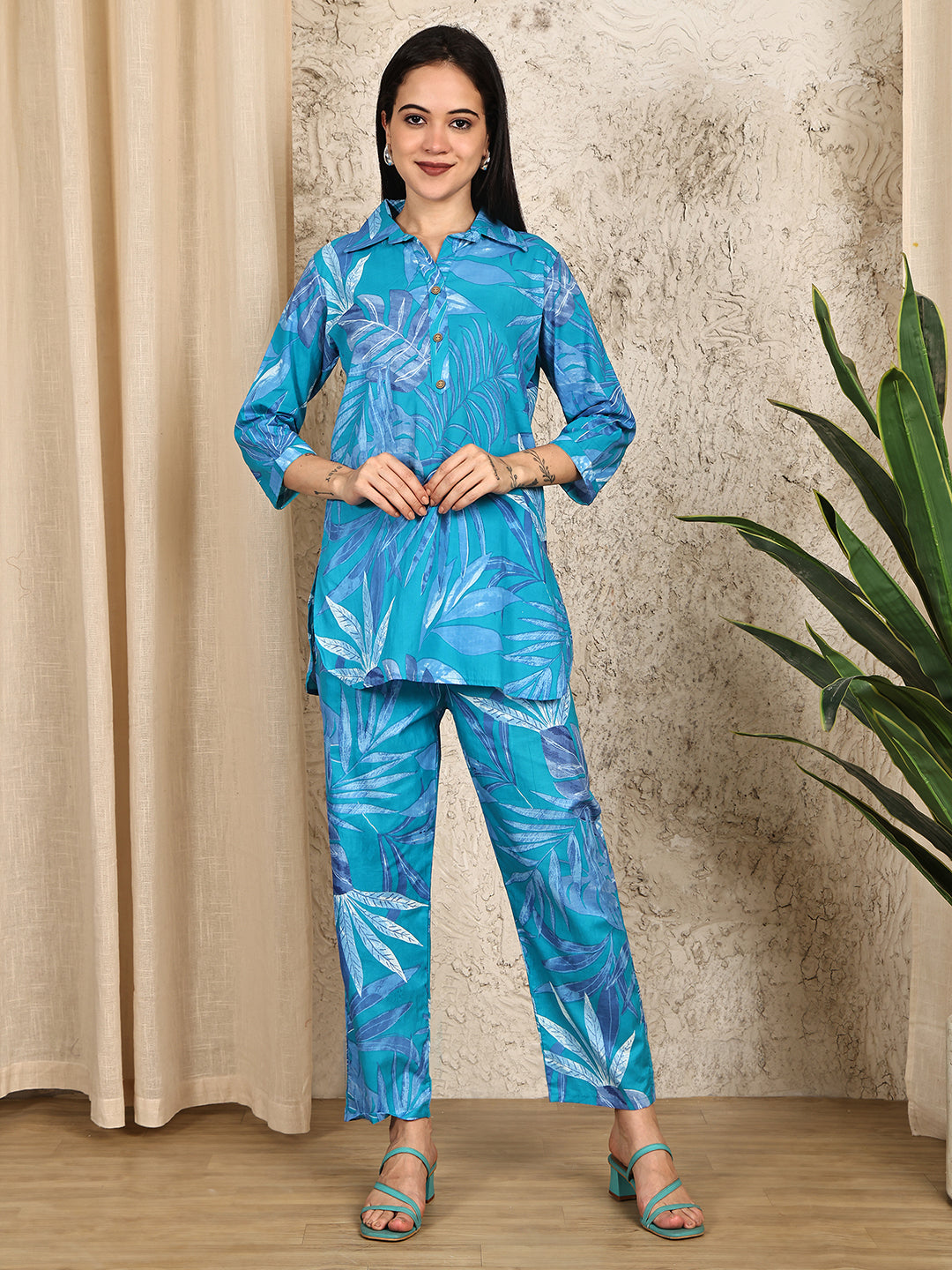 Aawari Cotton Unique Printed Co-ord Set