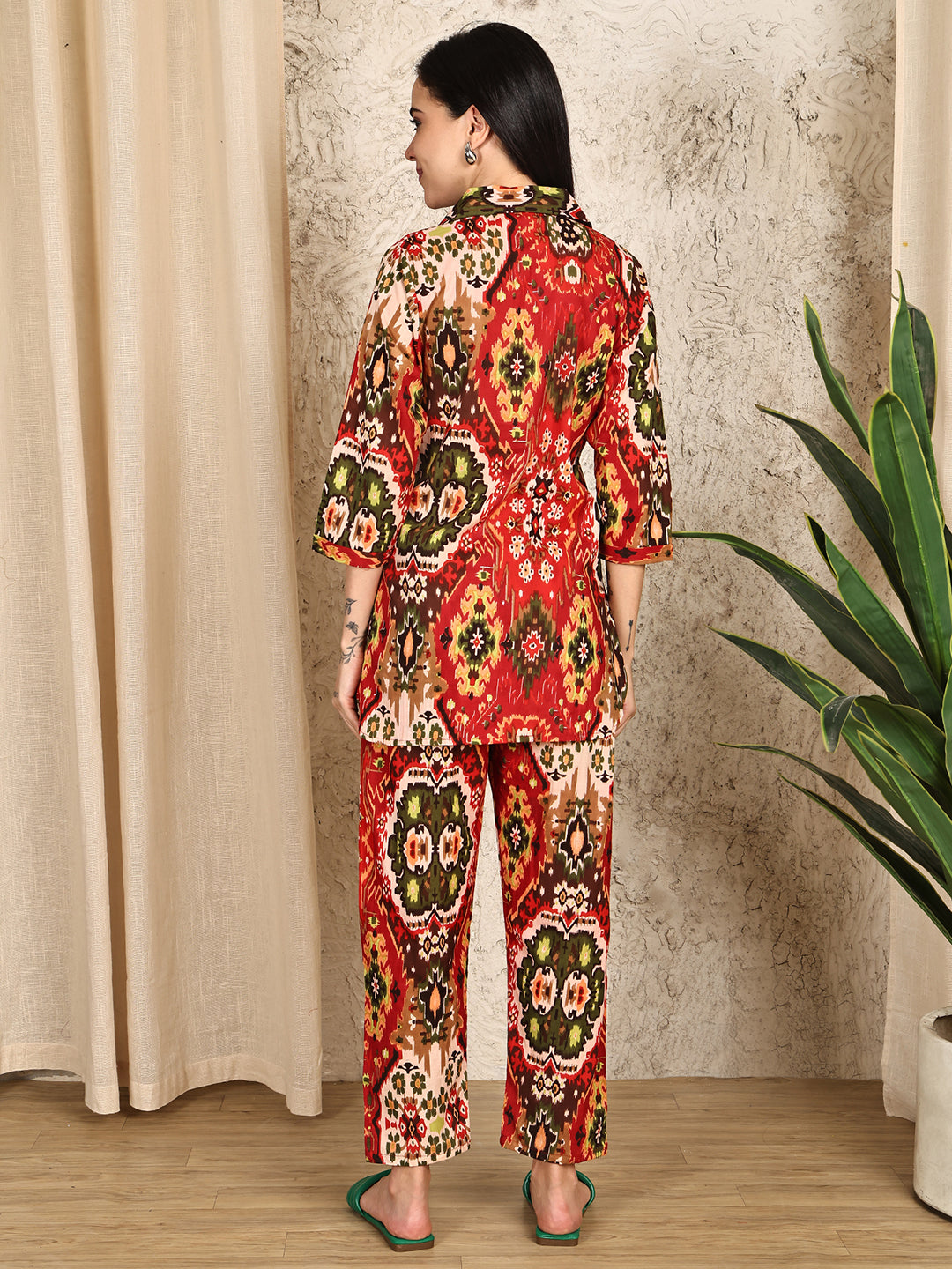 Aawari Cotton Unique Printed Co-ord Set