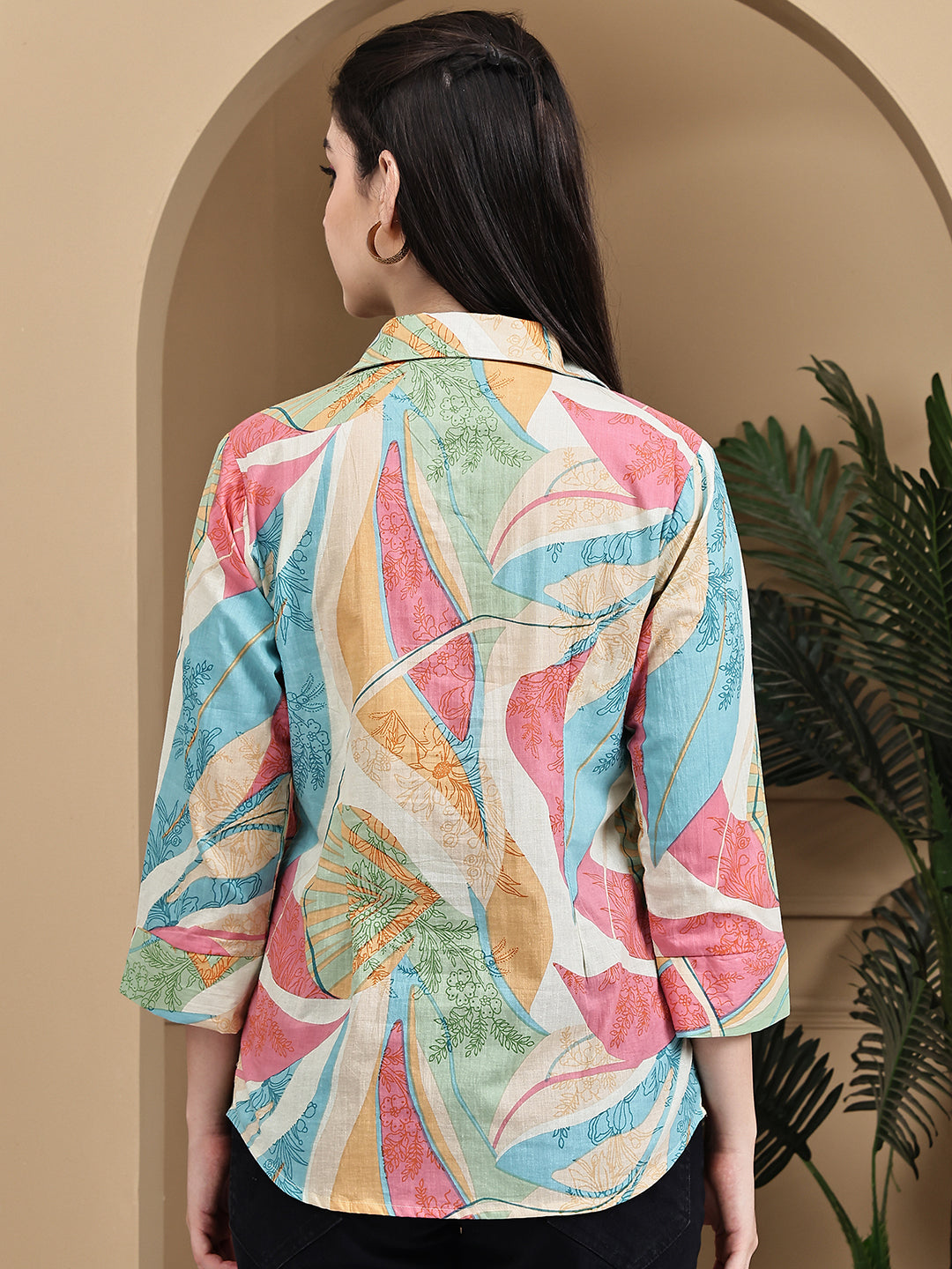 Aawari Cotton Printed Women's Shirt