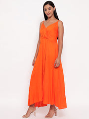 Aawari Casual Orange Dress