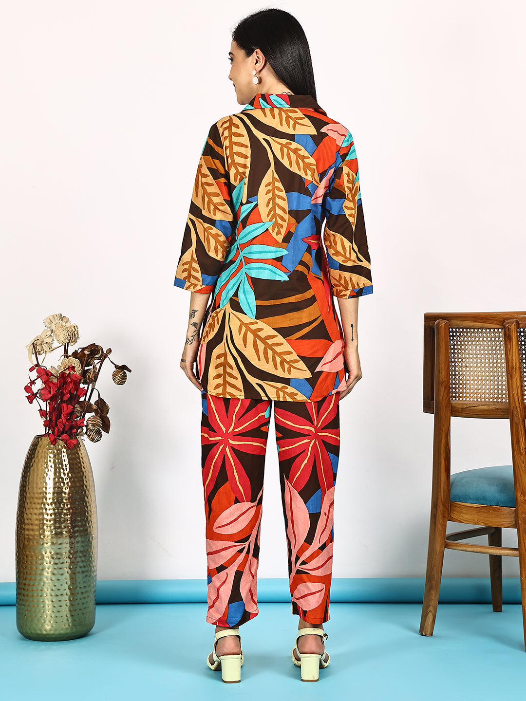 Aawari Cotton Unique Printed Co-ord Set