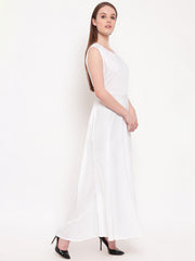 Aawari Fit & Flare Gown ( WHITE )