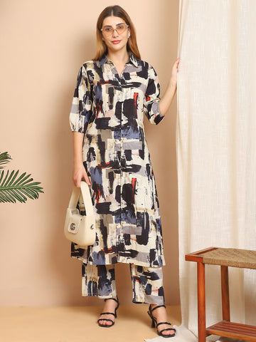 Aawari Cotton Printed Co-ord Sets / Western Wear