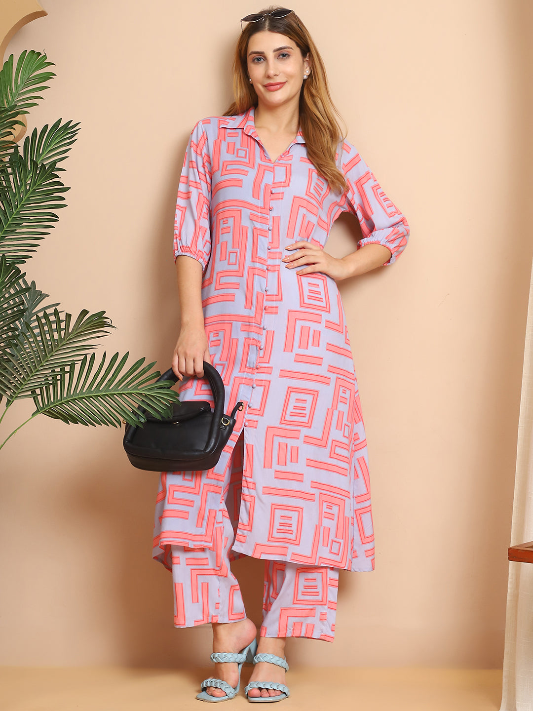 Aawari Rayon Printed Co-ord Sets / Western Wear