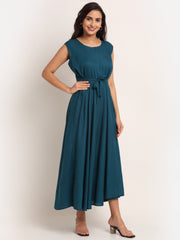 Aawari Fit & Flare Gown ( CERULEAN )