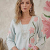 Hand-Painted Jaipuri Cotton Lurex Co-ord Set with Palazzo (Limited Edition)
