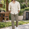 Men's Premium Ivory Cream Poplin Cotton Casual Shirt